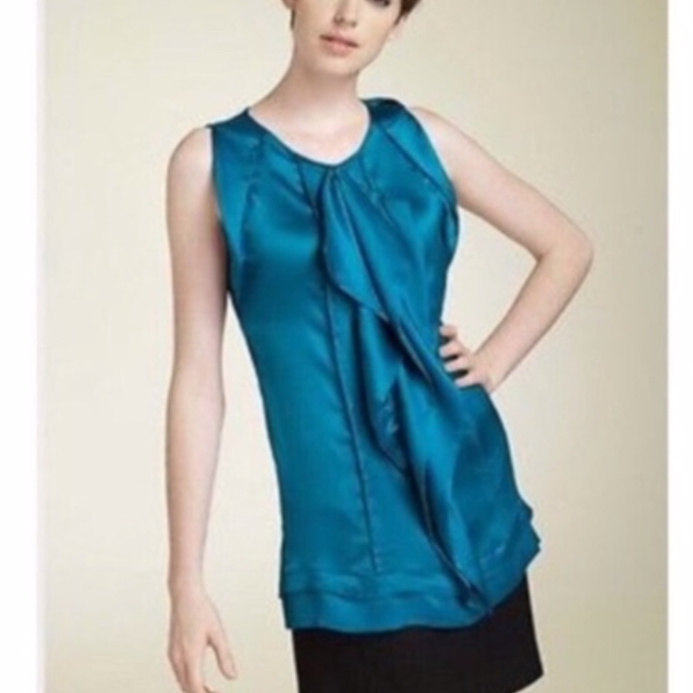 Diane Von Furstenberg Ayla Silk Tunic Top